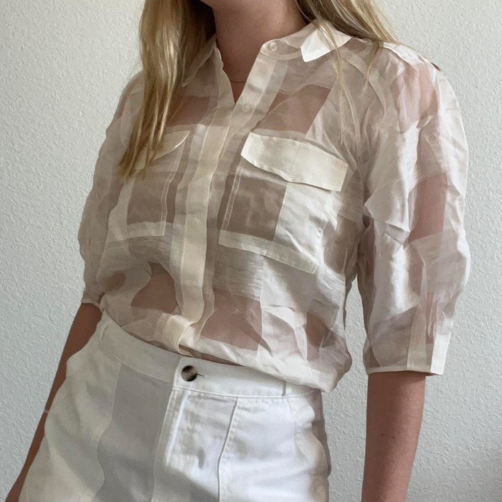 Rebecca Taylor sheer top